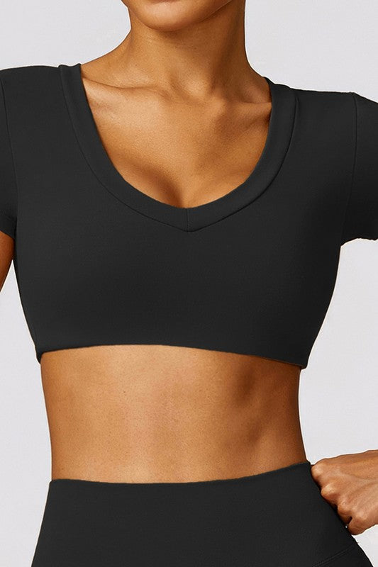 High strength tight yoga clothes tops