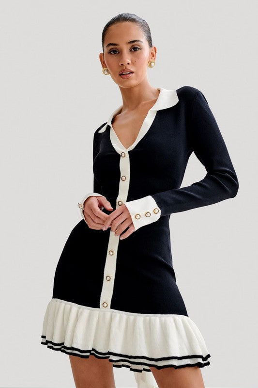 WOMEN FASHION SWEATER DRESS