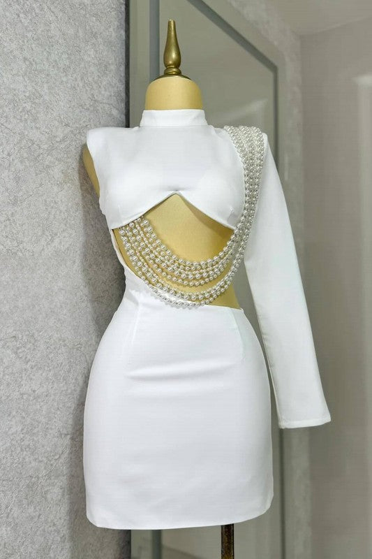 Tiffany mini white dress