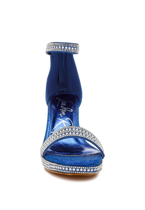 Mejuri Rhinestones And Pearl Embellished Sandals